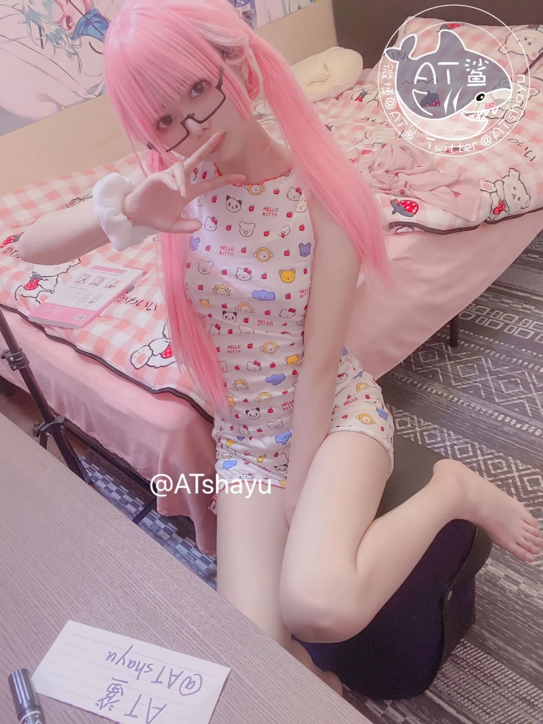 AT鲨 - 居家鲨鲨 [49P-75MB] tg@simisebaisi 【丝足阁】005.webp